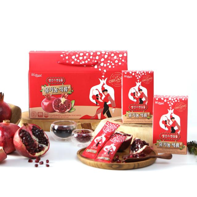 빨간스캔들레드 유기농석류 시즌2 유기농 서정희의 빨간스캔들 레드석류 콜라겐/히알루론산, 유기농 빨간스캔들 레드석류 20gX120포