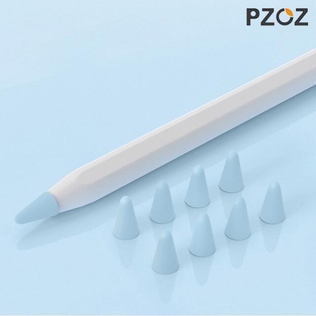 PZOZ 정품 애플펜슬 아이펜슬 펜촉 보호캡, 1개, 블루-저항감1레벨