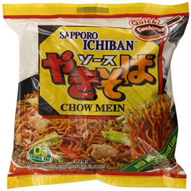 S'Proichi Sapporo Yakisoba Chow Mein Noodles 3.60 Ounce (Pack of 24) 에스 프로 이치 삿포로 야키소바 초면 102.1g (2, 1