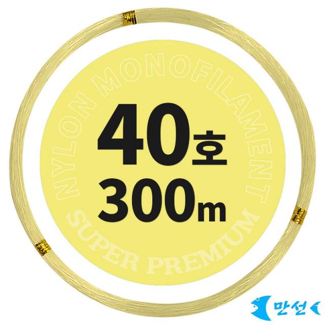 갈치채비 갈치기둥줄 자작경심줄 40호노랑 300m HCMNM