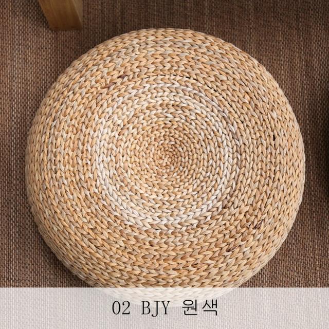 뉴타임즈3 등나무 편포단 방석에 다다미를 두껍게 깔고 선수방석을 瑜伽고 요가매트집 바닥에 돈국학좌를 앉았다 ST08 A21, 02 BJY 원색