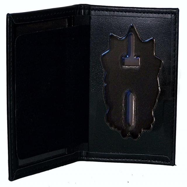 드레스 가죽 배지 및 ID 케이스 뉴욕 시티 경찰 선장 (컷아웃 PF64) 195267