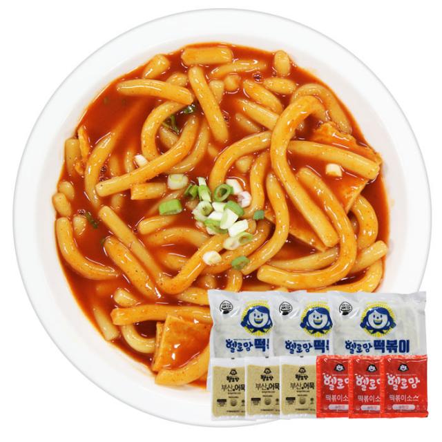 맘카페 입소문난 헬로맘누들떡볶이 420g x 3 (순한맛3)