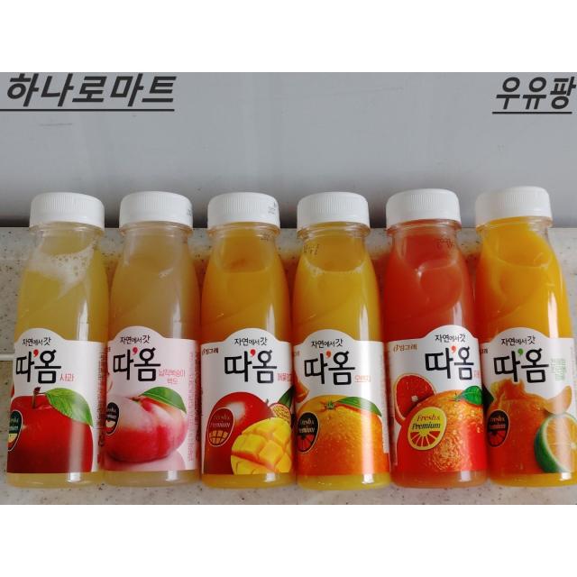 빙그레 상큼한 따옴 랜덤6종류 혼합맛 발송 235mL X15입 멀티