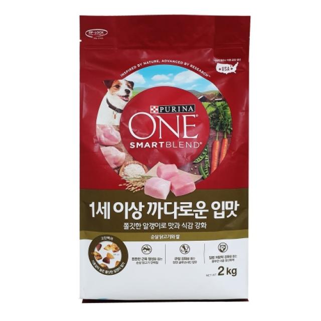 퓨리나 원 1세이상 까다로운 입맛 2kg(닭고기와쌀)