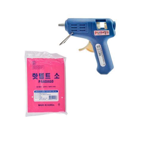 판다고 글루건 소형 DBO-20 + 핫멜트 소 500g, 1세트