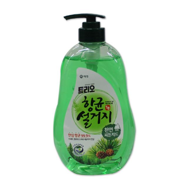 애경 트리오 항균 설거지 천연 피톤치드 750mlX12개입 BOX, 12, 750ml