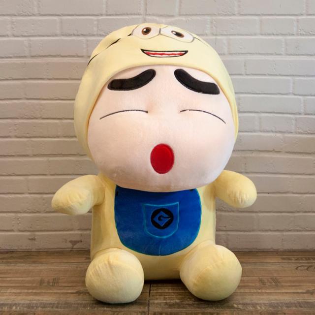 토토로 옷 입은 짱구 인형 미니언즈 판다 35 45 60 80 100 CM 캐릭터 쿠션, 황군이 졸다. + 60센티cm
