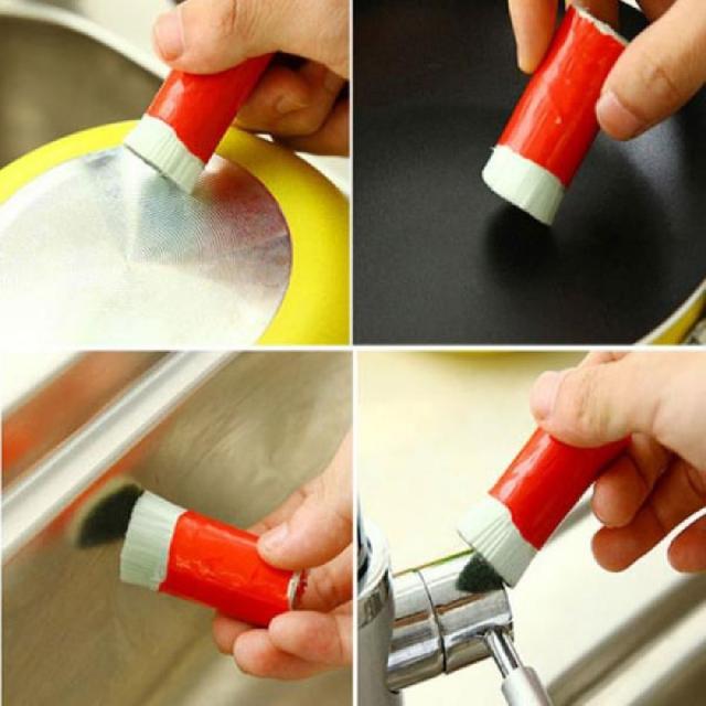 [AHW_0837375] 냄비그을음 제거솔 2개 1세트 그을음제거솔 수세미 탄냄비솔 세척솔 설겆이용품, 단일상품, 단일상품