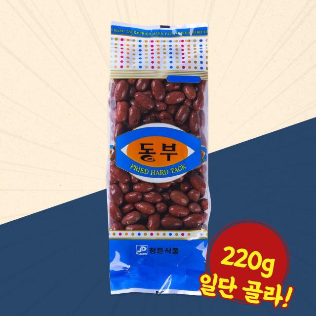 옛날과자 동부 220g X 3 추억의불량식품 돈부 초코맛 간식, 1ITB_정든식품 동부 240g X3