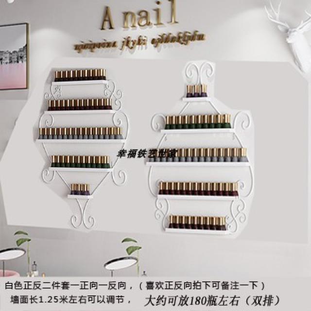 프레스하트선반 네일아트 전시대 벽걸이 젤 수납정리대 유러피안 심플 A스윙 놓아 두다 대용량 3399619568, 신 화이트 투세트 1정 1고치다 방향