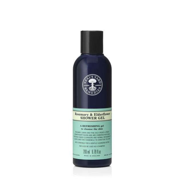 (영국직배) 1+1 Neals Yard 닐스야드 로즈마리 바디워시 샤워젤 200ml Remedies Rosemary and Elderflower Shower Gel