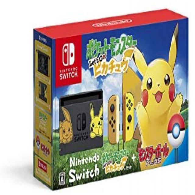 예상수령일 2-6일 이내 닌텐도 Nintendo Switch 포켓 몬스터 Lets Go! 피카츄 세트 (몬스터 볼 Plus 포함), 상세 설명 참조0