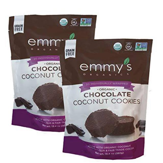 Emmys Organic Coconut Cookies. 20 INDIVIDUALLY WRAPPED Cookie/9511041, 상세내용참조