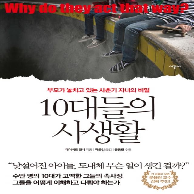 10대들의 사생활:부모가 놓치고 있는 사춘기 자녀의 비밀 시공사