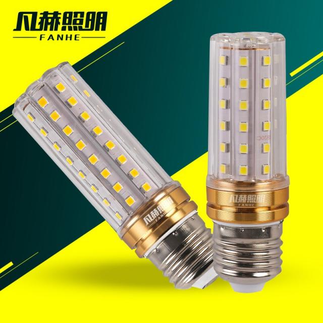 범 혁 (FANHE) led 전구 e27 달팽이 에너지 절약 등 가정용 샹들리에 3 색 변 광 스탠드 전구 초 등 옥수수 램프 램프 매화 12W 백색 광 1 개 E27 (우 렁 구 1 원 짜 리 동전 크기), 상세페이지 참조