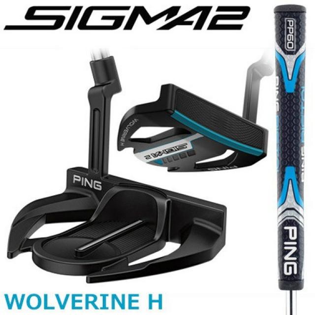 PING [핑] SIGMA2 [시그마2] WOLVERINE H [우루바린H] 퍼터 스텔스 마무리 길이 조정 기무능함 PP60그립 [, 상세 설명 참조2