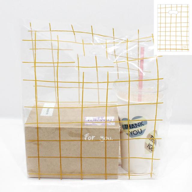 [소행섬] 타일드로잉 쇼핑백 PE R33, 100매입, 단일색상