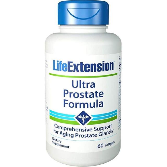 [미국 직구] Life Extension Ultra Prostate Formula 전립선 영양제 60 소프트 젤 2 팩, 2팩