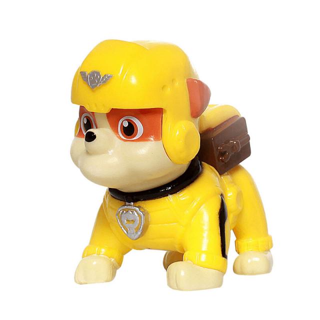 왕정위팀이 세운 큰 공로 (PAW PATROL)의 강아지순찰대 세트의 강아지자동차 어린이 녀자아이 완구모형 공중구조계렬 인형-작은 자, 단일상품