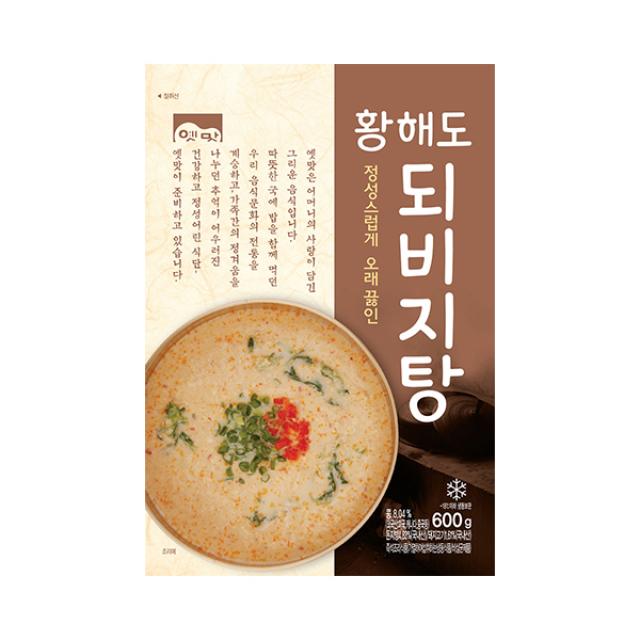 고향식품 옛맛 황해도 되비지탕 600g, 1개