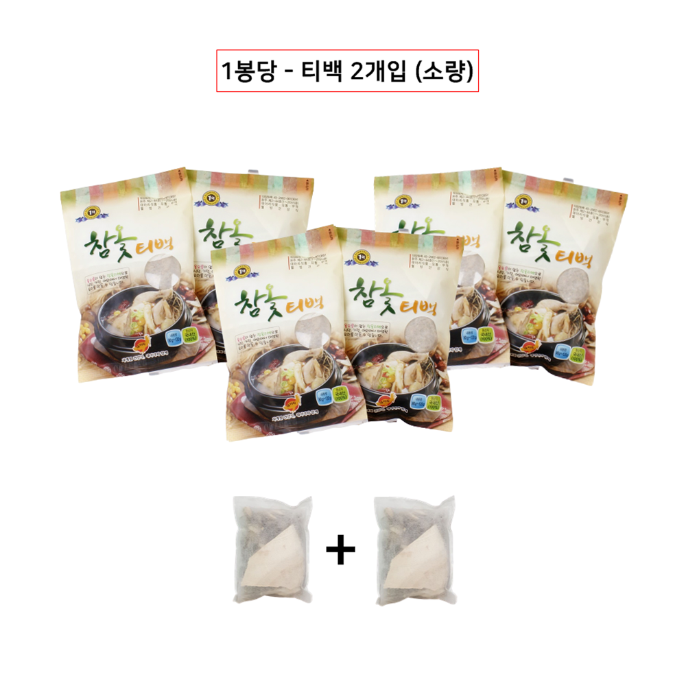 자연그리고약초 옻오름 없는 [참 옻티백 5+1], 6개, 80g