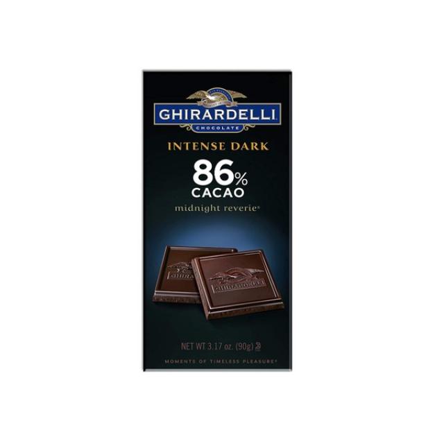 Ghirardelli 다크 초콜릿바 한밤중 몽상 3.17oz 6팩, 단일상품