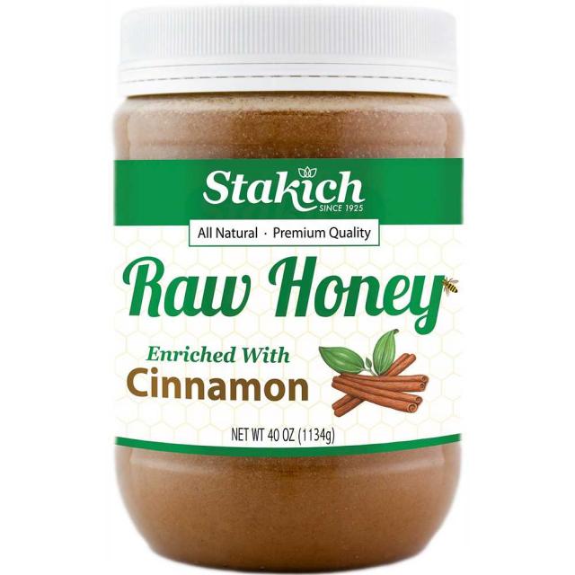 스타키치 비열처리 비가공 허니 꿀 with 시나몬 1.13kg - Stakich CINNAMON Enriched RAW HONEY, 상품명확인