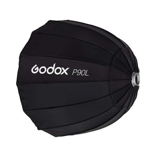 Godox 다른 브랜드 보웬 총검 스튜디오 조명 특수에 대한 척에 황소 P90L 경량 버전 포물선 마스크 깊은 소프트 박스, 검정