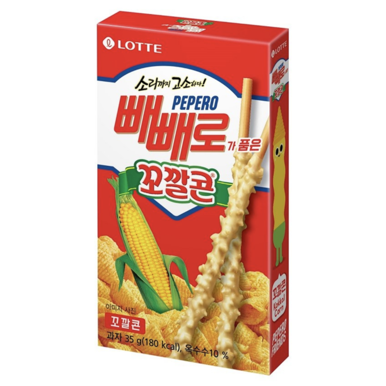 신상과자 소리까지 고소하다! 롯데 빼빼로가 품은 꼬깔콘 35g, 1개