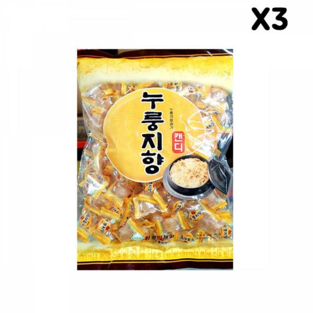 FK 누룽지사탕(쌀로만 800g)X3 간편음식 눌은밥 누룽지 간편아침 끼니대용 아침간편식 즉석음식