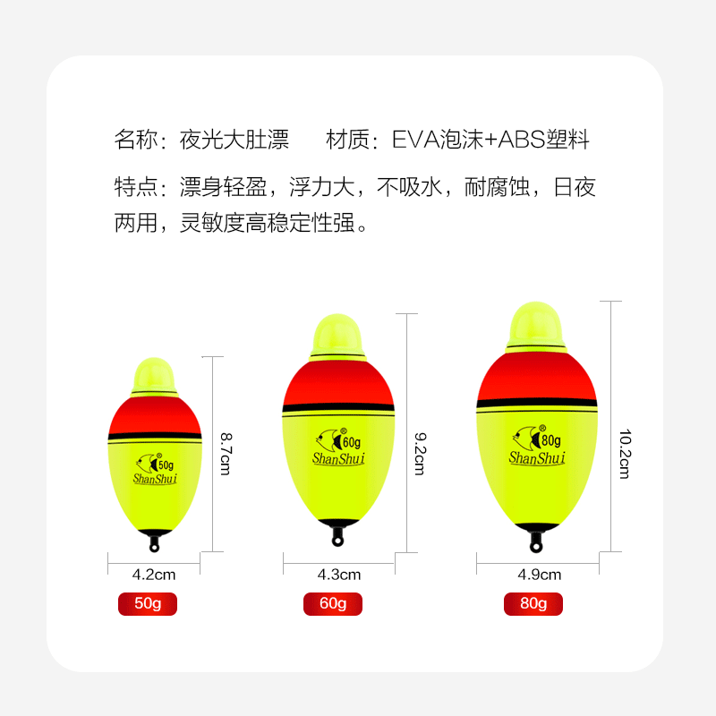 전자 야광 찌 수입 용 못 고기 배가 불룩 튀어나오다 아포 부표 멀리 이기로 향하다 바다낚시 투간해 4677566858, 수장 하 짝짝이 되다 1낟알 전기 못, 80 g 불변색 야광 배 표류함