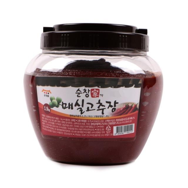 순창가 매실 고추장, 1.9kg, 2개