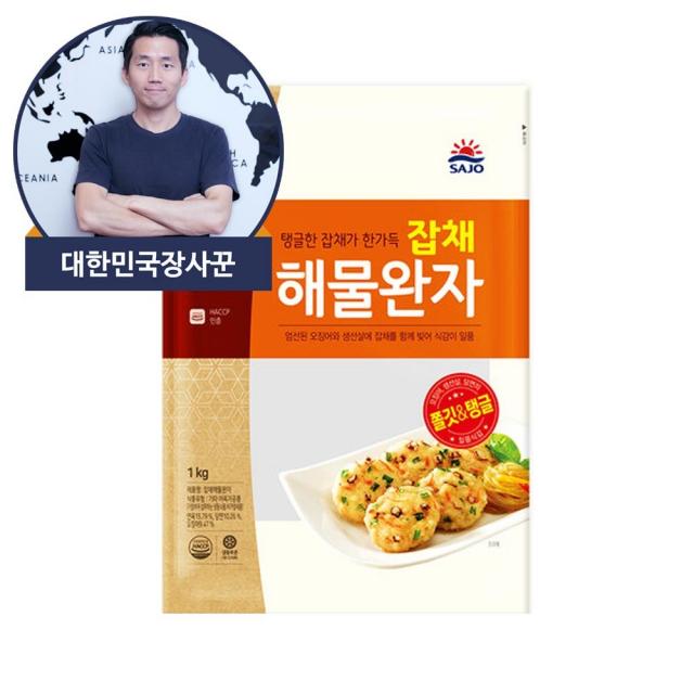 대한민국장사꾼 사조오양 잡채 해물완자 1kg, 5개, 1kg