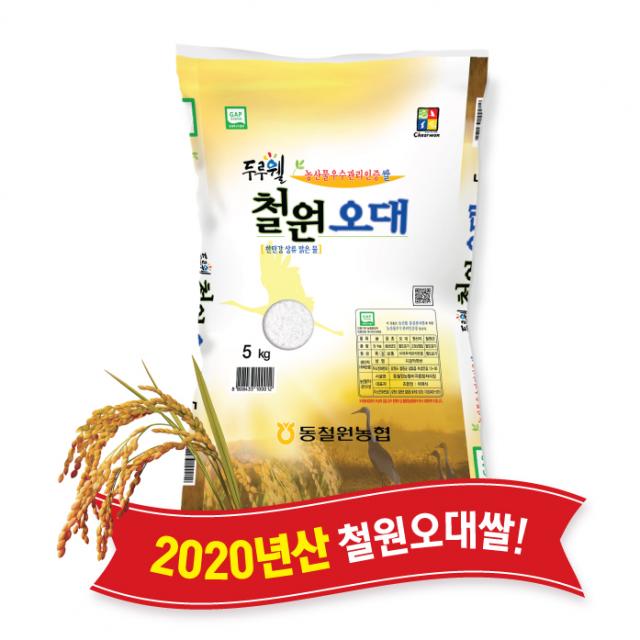  당일도정 동철원농협 직접운영 2020년산 두루웰 철원오대쌀 백미 5kg