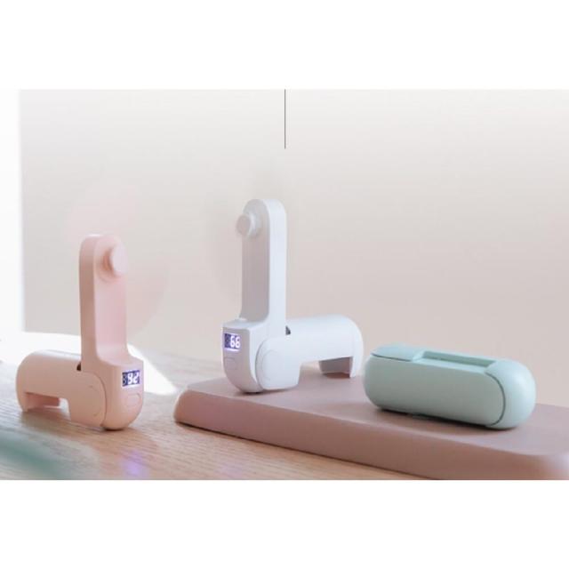 [모으다쇼핑] 핸디선풍기 포켓 보조배터리 겸용 휴대용 거치선풍기 각도조절