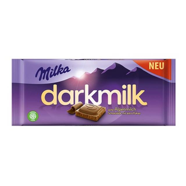 Milka Dark Milk Dark Alpinemilk Chocolate Bar Candy Original German Chocolate 85g2.99oz, 상세 설명 참조0