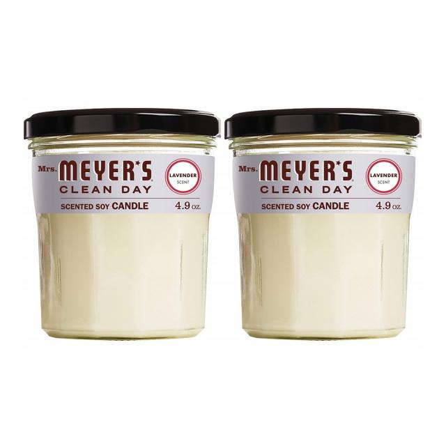 미세스 메이어스 클린데이 Mrs. Meyers Clean Day Soy Candle Lavender 캔들 라벤더 4.9oz(138g) 2팩