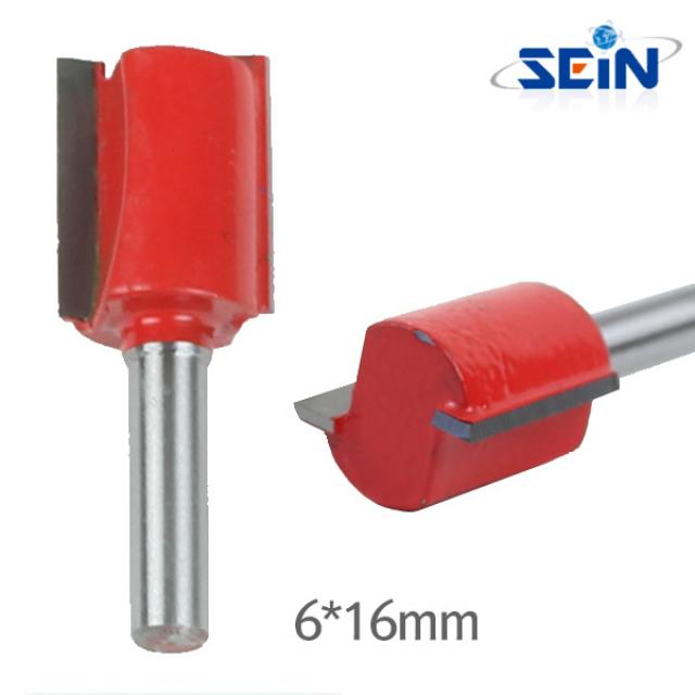 세인 트리머비트(평비트)-16mm 루터 초경날 목공 DIY 생크6mm, 1개