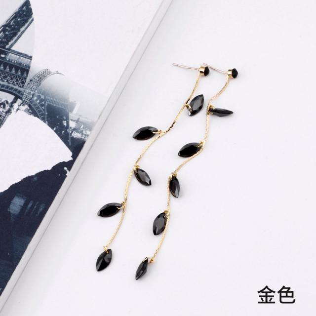 [HiMi 하이미] 잎 고급 여성귀걸이