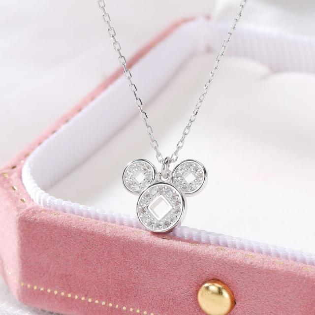 위파인더 S925 순은 수금쥐 목걸이 여자 설날 인터넷 홍본명년 새앙쥐 쇄골쇄도매