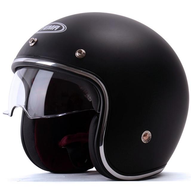 야생마 (YEMA) 3c-629 할레헬멧 남 반복식겨울 전동오토바이 안전모 녀복고기관차 반구 사계절 아헤이