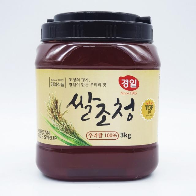 경일식품 쌀조청 3kg 우리쌀 100% 국내산쌀