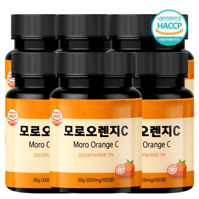 맛있는동행 모로오렌지 모로 블러드실 추출물 추출정 6개월분, 60정, 6개