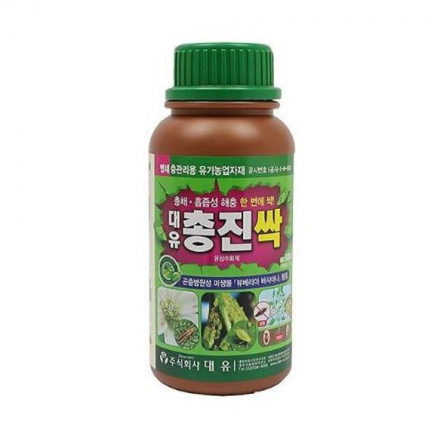 [대유] 총진싹 입제 500ml 살충제 화분 텃밭 토양살충제 뿌리파리 진딧물 제거 퇴치, 총진싹 500ml 1개