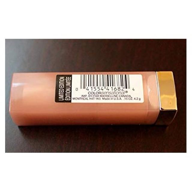 메이블린 컬러 센세이셔널 누드 립스틱 - 매혹적 로즈 999999194583, One Size, One Color