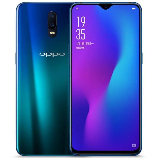 OPPO R17 2500만 미안 촬영 6.4인치 물방울스크린광감광판 지문 6G+128G 유광남색 전망통 모바일통신 4G 더블카드, 단일상품