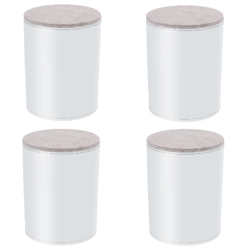 곽씨네 슈퍼 가구 다리 높이조절발 60x102mm 원형 4개입 화이트