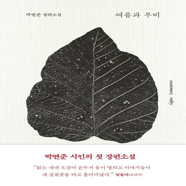 여름과 루비:박연준 장편소설, 은행나무, 박연준