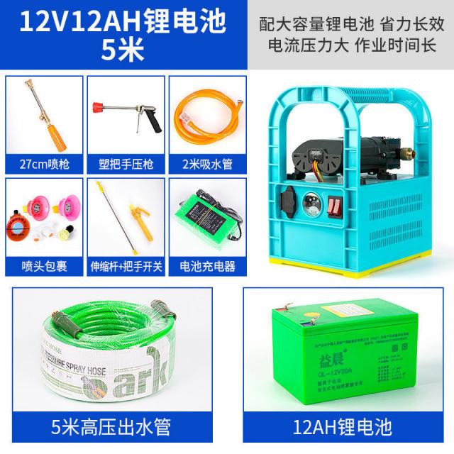 압축분무기 전동분무기 휴대용 농업용 충전 약치는기계 다용도 고압격막 세차 빨펌프 연무기, C06-무출 물호스, T08-12엎드리다 . 20톱옵션타입